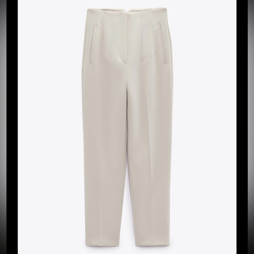 NWT ZARA HIGH WAISTED PANTS ❤️BEST SELLER❤️ - Picture 7 of 13